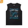 Car Tees Jeep Personalizado Wrangler Homens sem mangas