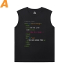 Cotton Tshirts Geek Programmer Sleeveless T Shirt For Gym