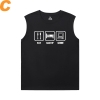 Geek Programmer Men'S Sleeveless Graphic T Shirts Cotton Tee