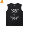 Programmer Sleeveless T Shirts Men'S For Gym Geek Cotton T-Shirts