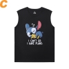 Lilo Stitch Camisetas sem Mangas Quente Tópico Tees