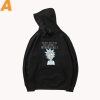 Siyah Ceket Rick ve Morty Hoodie