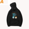 Rick ve Morty Sweatshirt Siyah Hoodie