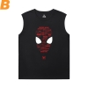 The Avengers Tshirt Marvel Spiderman Black Sleeveless T Shirt