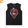 Spiderman Men'S Sleeveless T Shirts For Gym Marvel The Avengers Tees