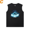 Harry Potter Tees Bumbac Men's Sleeveless Graphic T Shirts Harry Potter Tees Bumbac Men's Sleeveless Graphic T Shirts Harry Potter Tees Cot