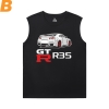 Hot Topic GTR Tshirts Racing Car Sleeveless T Shirt Mens Gym
