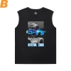 Camisetas de coche camisetas sin mangas GTR sin mangas hombres