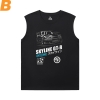 Chất lượng GTR Tshirt Xe Nam Sleeveless Cơ T Shirts