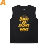 Marvel Thanos Tee The Avengers Men'S Sleeveless T Shirts Cotton