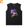 Marvel Thanos Erkek Kolsuz Spor T Shirt Avengers Tee Gömlek