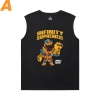 Thanos Tees Marvel The Avengers Black Sleeveless T Shirt Mens