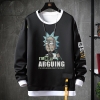 Rick ve Morty Kazak Sahte İki Parçalı Sweatshirt