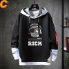 Rick and Morty Hoodie Fake Two-Piece Sweatshirts