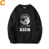 Rick and Morty Sweatshirts Black Tops