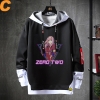 Darling in The Franxx Hoodie Falso moletom de duas peças