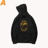 Anime Tek Parça Sweatshirt Siyah Luffy Hoodie