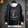 Vintage Anime JoJo's Bizarre Adventure Sweater Cool Kujo Jotaro Sweatshirts