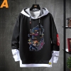 JoJo Sweatshirt Anime Đen Kujo Jotaro Coat