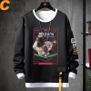 Sahte İki Parçalı Kujo Jotaro Sweatshirt Sıcak Konu Anime JoJo Tops