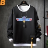 Gundam Sweatshirts Black Coat