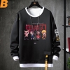 Anime Demon Slayer Sweater Fake Two-Piece Sweatshirts
