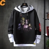 Vintage Anime JoJo Trui Fake Two-Piece Sweatshirt