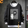 Sıcak Konu Kazak Japon Anime Bir Punch Man Sweatshirt