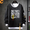 Vintage Anime One Punch Man Coat Fake Două piese Jachete