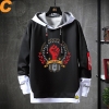 Fake Two-Piece Hoodie Nhật Bản Anime Một Punch Man Sweatshirt