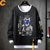 Sahte İki Parçalı Sweatshirt Vintage Anime Maskeli Rider Coat