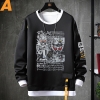 Fake Two-Piece Sweatshirts Vintage Anime Masked Rider Jacket