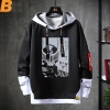 Gefälschte zweiteilige Tops Vintage Anime maskierte Reiter Sweatshirts