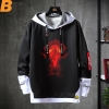 World Warcraft Jacket Fake Two-Piece Sweatshirt