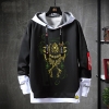 World of Warcraft Hoodie Falsos Moletom de duas peças