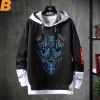 Warcraft Tops Fake Two-Piece Sweatshirts