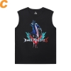 Devil May Cry Men'S Sleeveless Graphic T Shirts Cool Nero Tee