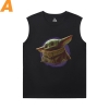 Personalised Yoda Tshirt The Mandalorian Basketball Sleeveless T Shirt
