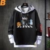 Anime americano Futurama Hoodie Falsos Moletom de Duas Peças