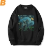 Celebrul tablou Pulover Cool Starry Sky Sweatshirt