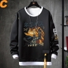 Godzilla Sweatshirts Black Jacket