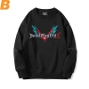 XXL Nero Tops Devil May Cry Sweatshirts