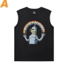 American Anime Futurama Womens Crew Neck Sleeveless T Shirts Cotton Tee