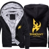 Sudaderas con capucha de invierno cálido Starcraft 2 Zealot