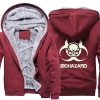 <p>Resident Evil Skull Logo Warm Hoodies For Winter</p>
