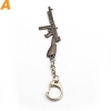 6cm Metal weapon gun Keychain Jewelry Pubg