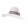 Female Summer Colorful Panama Straw Hat Personalized Customized Travel Sun Hat 100% Panama Grass