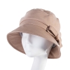 Womens Summer Bowl Hat Outdoor Elegant Sun Hats Bow Tie Ladies Fishing Cap