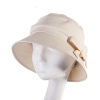 Womens Summer Bowl Hat Outdoor Elegant Sun Hats Bow Tie Ladies Fishing Cap