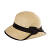 Female Summer Wild Straw Hat Anti-UV Beach Sun Hat Travelling Elegant Butterfly Caps